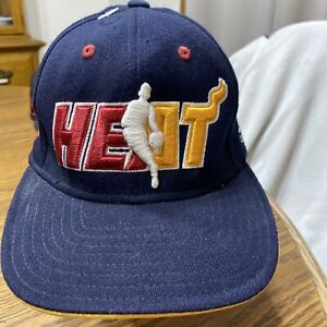 Miami Heat Adidas NBA Basketball Official Draft Cap Hat L/XL.  Climalite.  NWOT.