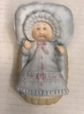 Parche de repollo para niños primer día firmado edición 1985 vintage Xavier Roberts Home Foto 1 de 4