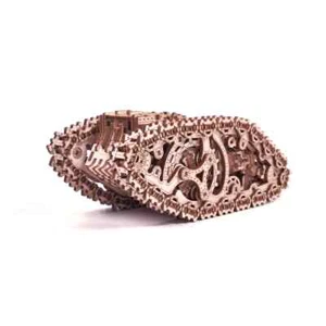 Mechanical Wood Trick wooden 3D puzzle Steam Tank Self-Assembly set - Picture 1 of 9