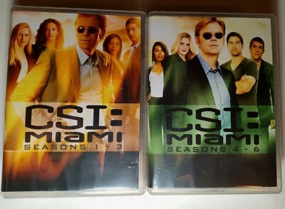 CSI: Miami Season 1,2,3,4,5,6 (DVD, 2017)  40-Discs in 2 Box Sets! New/Sealed - Image 1 of 4