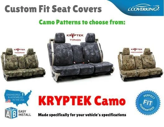 Fundas de asiento balísticas Kryptek para Hummer H3 ajuste personalizado Foto 1 de 1