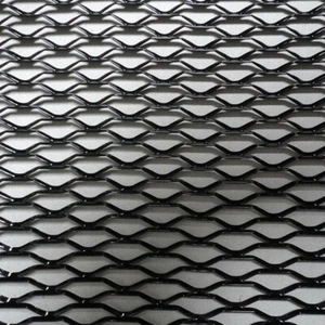 Hexagonal Mesh Grille Net Section Black Aluminum For Car Bumper Fender Body Kit - Foto 1 di 7