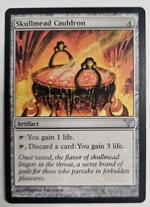 MTG Magic The Gathering Card Skullmead Cauldron Artifact Dissension  - Picture 1 of 2