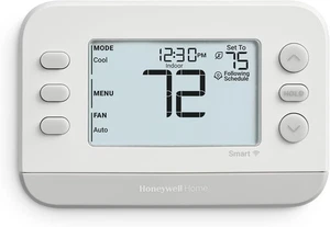 New! Honeywell Home Smart Thermostat, Conventional/Heat Pump Grey Buttons  - Picture 1 of 9