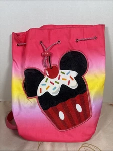 Disney Store Minnie Mouse Bolso de Natación Mochila Bolso Cupcake - Imagen 1 de 8