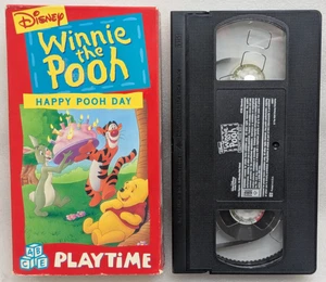 Winnie the Pooh Playtime Happy Pooh Day (VHS, 1996) - Imagen 1 de 7