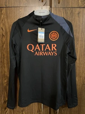 NIKE FC Inter Milan 2025/26 T90 Strike Soccer Midlayer Drill Top Jersey Sz M New - Image 1 of 4