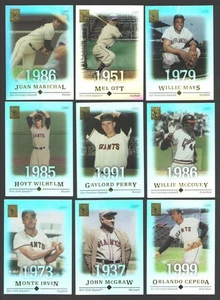 2004 Topps Tribute Hall of Fame - NEW YORK / SAN FRANCISCO GIANTS Team Set - Picture 1 of 2