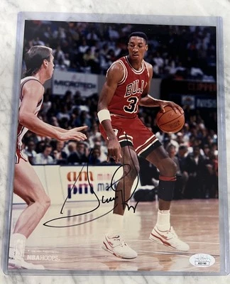Scottie Pippen Signed 8x10 - JSA COA - Image 1 of 4