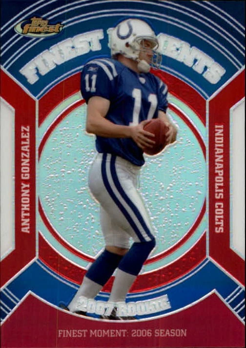 2007 Finest Football Finest Moments Refractor Singles - You Choose - Image 1 of 1