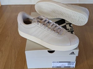 Adidas VL Court 3.0 Shoes Grey-One / Off-White Mens Size 9 UK - BNIB - RRP £60 - Picture 1 of 14