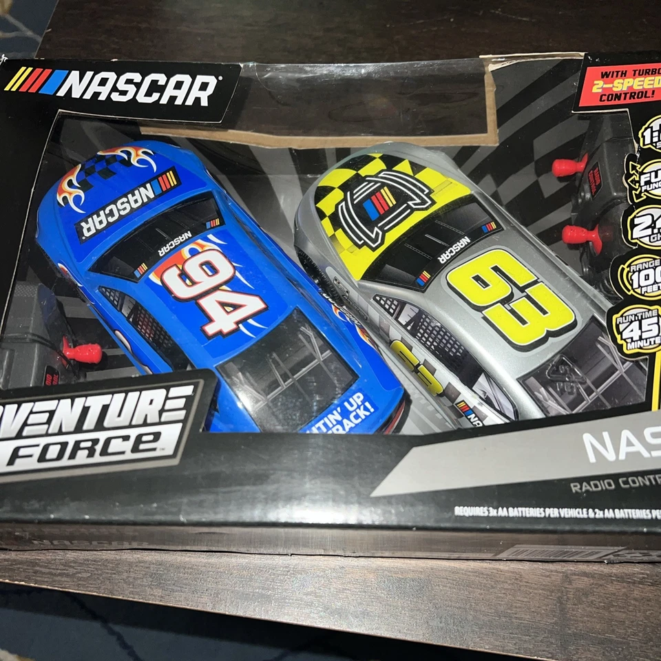 Adventure Force, Nascar, Radio Controlled Race Set, Please Read Details - Image 1 of 4
