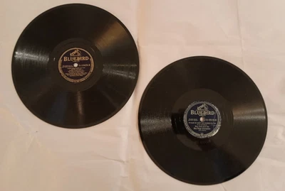 2 Bluebird 78 records Sydney Bechet   and Roy Hall, Blue Ridge Entertainers - Image 1 of 3