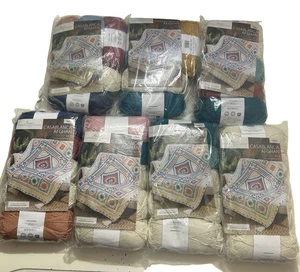 Lot Of 7 Annie’s Moroccan Tile Casablanca Afghan Kits 1,2,4,6-9 - Picture 1 of 15