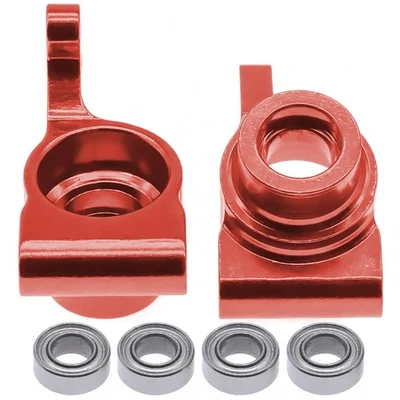 Portadores de buje trasero de aleación 2 piezas para coche de radiocontrol 1-14 Wltoys 144001 opción buggy piezas Foto 1 de 4