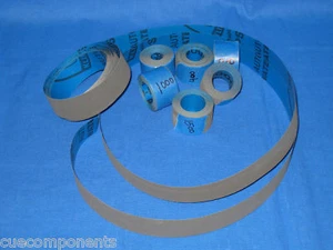 Cue Components Cue Building Sandpaper Strips Set Of  7 400G-2000G "14 feet" - Picture 1 of 1