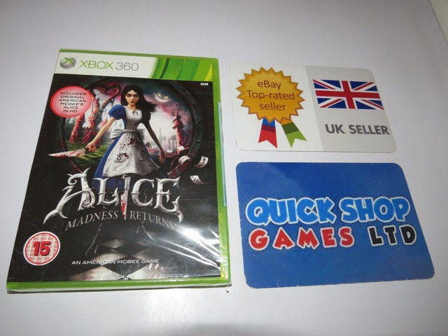 Alice madness retorna (xbox 360) usado xbox 360 jogar jogos para xbox360  jogo de vídeo famicom game console usado caixa de jogo - AliExpress