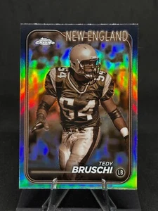 Tedy Bruschi 2024 Topps cromo refractor sepia #124 New England Patriots - Imagen 1 de 2