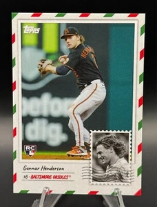 2023 Topps - Gunnar Henderson Holiday Countdown RC - Baltimore Orioles #16 - Picture 1 of 2