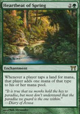 Heartbeat of Spring PL Champions of Kamigawa MTG Magic The Gathering Green Eng