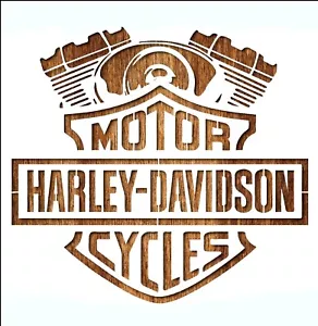 Schablone 28 x 28 cm Kunststoff Mylar Logo Harley Davidson Twin Cam - Bild 1 von 1