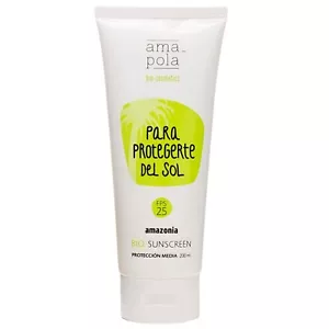 AMAPOLA BIO-COSMETICS - Mineralische Sonnencreme SPF 25 ohne Chemie Kinder 200ml - Bild 1 von 3