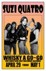 SUZI QUATRO REPLICA 1974 CONCERT POSTER