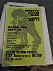 Bootsy Collins  Rubber Band  Concert Handbill With Bernie Worrell 