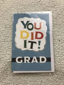 YOU DID IT GRAD Graduation card This calls for celebrating - Picture 1 of 5