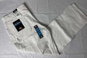 Nuevo Dickies 1953WH Para Hombre Blanco 40X32 Utilitario Pintor Pantalones de Carpintero J115 - Imagen 1 de 24