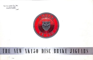 JAGUAR XK150 Disc Brake Drophead & Fixed Head Coupe ~ 1957 ~ BROCHURE 100.5.57 - Picture 1 of 4