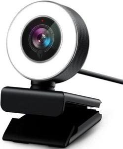 Webcam HD 1080P with Microphone & Ring Light -Vitade 960A USB Pro Computer Web - Picture 1 of 1