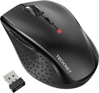 TECKNET 2.4G Classic Wireless Mouse for Laptop, 3200 DPI Optical Computer Mice 6