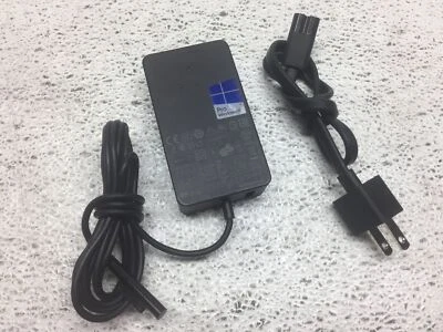 OEM Microsoft Surface Pro 3 & 4 Power Supply USB model 1625 w/Power Cord, USED - Image 1 of 4