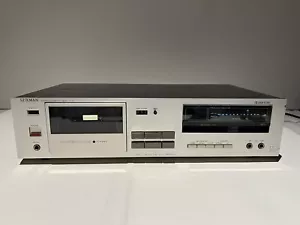 Vintage LUXMAN K-210 Stereo Cassette Deck Tested /Japan /Miss Eject knob - Picture 1 of 13