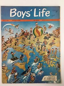 VINTAGE Boys' Life Magazine juillet 1963 11ème Jamboree Mondial à Athènes, Grèce