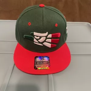 Headlines Snap Back Green/Red Mexico ๐ฒ๐ฝ Team Sports Hat!.. - Picture 1 of 9