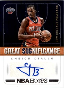 2018-19 Hoops Great Significance autógrafos #GS-CD diallo cheick automático - casi nuevo- como nuevo - Imagen 1 de 2