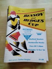 1994/95 SHEFFIELD STEELERS v HUMBERSIDE HAWKS  ICE HOCKEY 13/10/94
