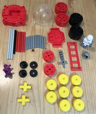 Tinkertoy Space Explorer Set Vintage 1995 Playskool Near Complete - Image 1 of 4