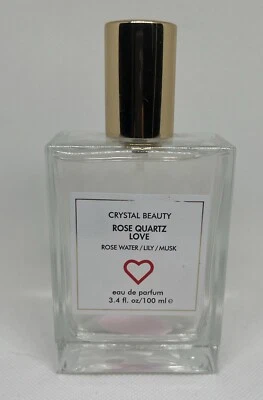 Crystal Beauty Rose Quartz Love Eau De Parfum spray 3,4 fl oz - Imagem 1 de 2