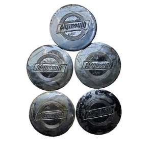 Vintage set of 5 1930's Plymouth Hubcaps for Spoked Wheel - Picture 1 of 2