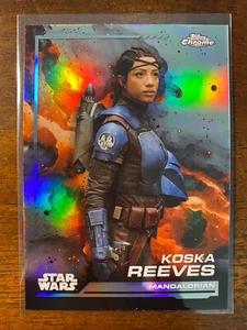 2024 Topps Chrome Star Wars Koska Reeves #46 Rainbow Refractor - Picture 1 of 2