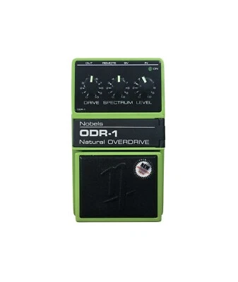 Pedal efecto guitarra Nobels Overdrive ODR-1 BC verde nuevo interruptor de corte de bajo Foto 1 de 4