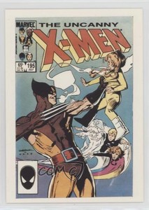 1990 Comic Images Uncanny X-Men Covers Series 2 Uncanny X-Men The #195 #20 d8k