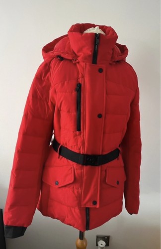 MICHAEL KORS taglia S giacca invernale con cappuccio puffer capospalla cappotto prezzo consigliato £495