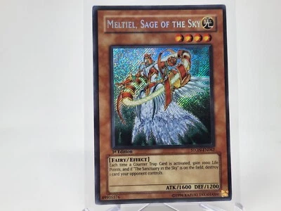 Yu-Gi-Oh Meltiel, Sage of the Sky 1st Edition Secret Rare STON-EN062 NM - Image 1 of 2