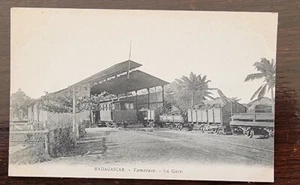 MADAGASCAR Tamatave - La gare (wagons) - Imagen 1 de 1
