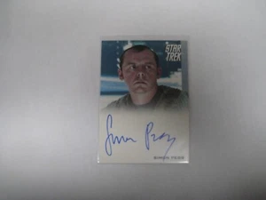 2009 Rittenhouse Star Trek Movie Simon Pegg Autograph as Scotty - Picture 1 of 2