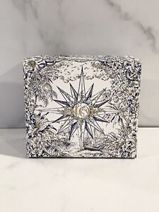 BRAND NEW RARE Authentic Dior 2022 Holiday Toile Gift Box + Tissue 7x6.25x3.25